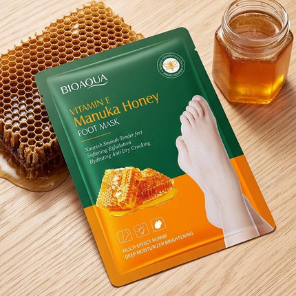 Masque de soin pour les pieds au miel naturel | BIOAOUA