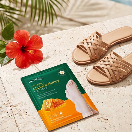 Masque de soin pour les pieds au miel naturel | BIOAOUA