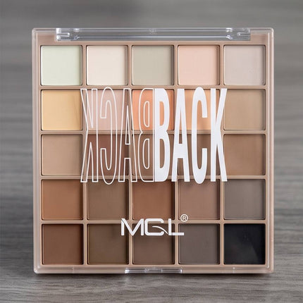 Palette de fards à paupière - 25 coloris | MGL BACK