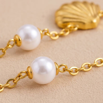 Corélya | Chaine de cheville - Tendence - Etoile de mer & Coquillage
