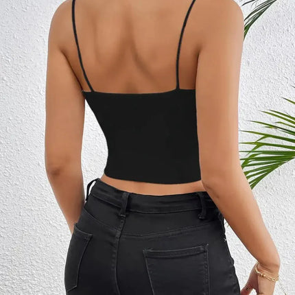 Top Bustier Douceur – Élégance Légère en Noir ou Blanc