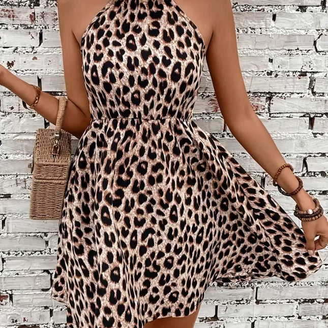 Robe Léopard Libre – Style & Audace Décontractée