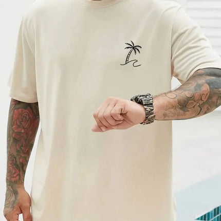 T-shirt homme palm force – Streetwear, virilité & confort estival