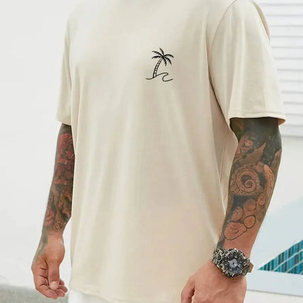 T-shirt homme palm force – Streetwear, virilité & confort estival