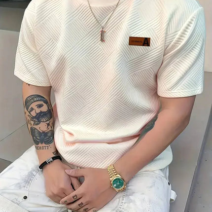T-shirt Signature Élégance – Classe & Confort Tricoté