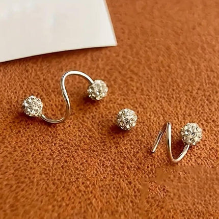 Boucles Spirale Divine – Éclat de Luxe & Élégance Sculptée