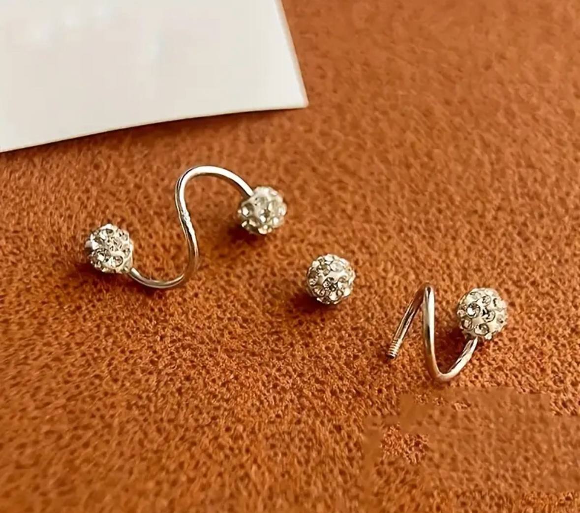 Boucles Spirale Divine – Éclat de Luxe & Élégance Sculptée