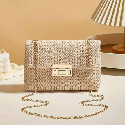 Sac Bandoulière Tissé Élégance – Artisanat Chic & Détail de Caractère