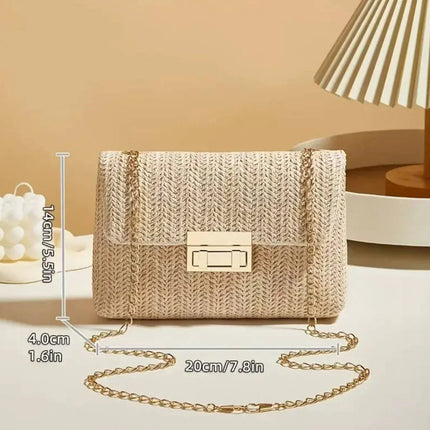 Sac Bandoulière Tissé Élégance – Artisanat Chic & Détail de Caractère