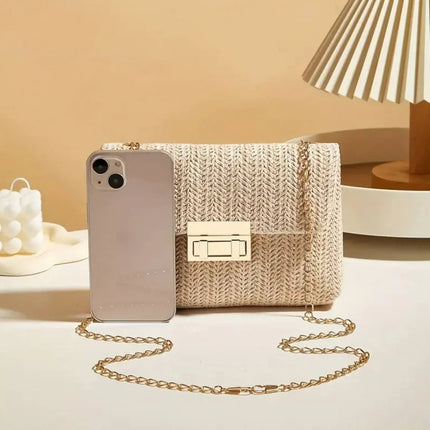 Sac Bandoulière Tissé Élégance – Artisanat Chic & Détail de Caractère