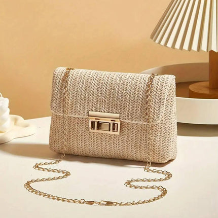 Sac Bandoulière Tissé Élégance – Artisanat Chic & Détail de Caractère