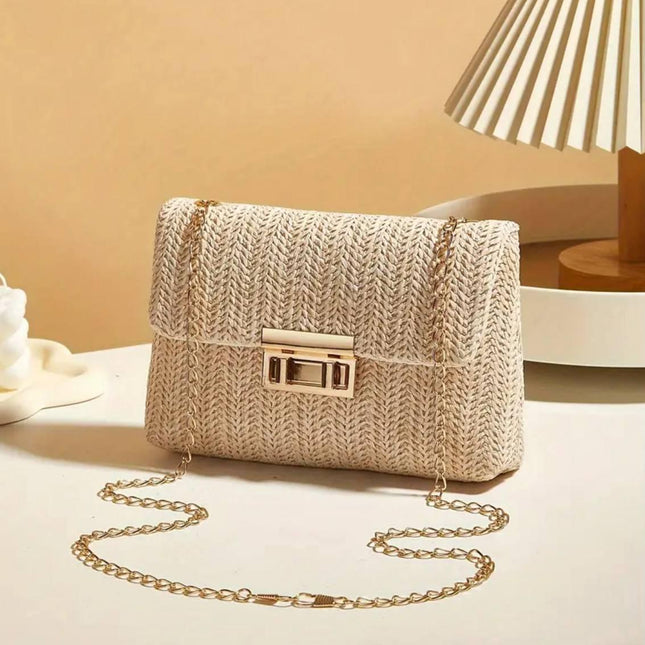 Sac Bandoulière Tissé Élégance – Artisanat Chic & Détail de Caractère
