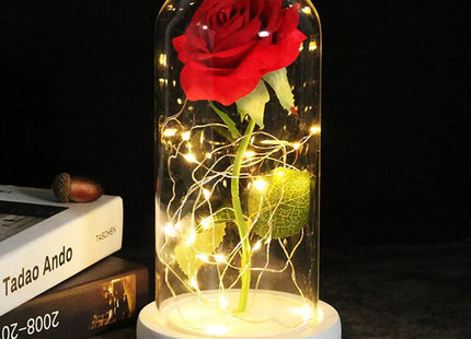 Roses artificielles : La belle et la bête - Cadeau de Saint Valentin - Actoshine