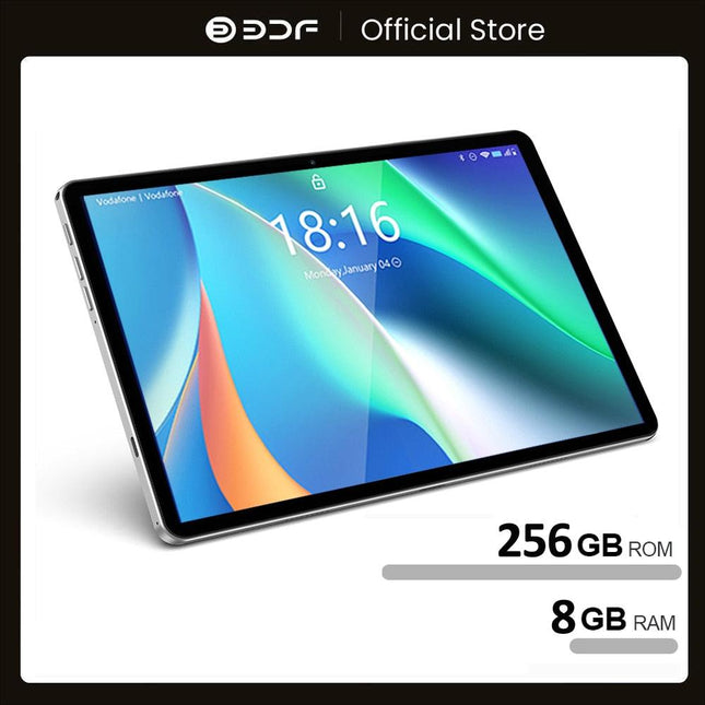 2023 Nouvelle tablette 10,1 pouces Android 12 Octa Core 8GB RAM 256GB - Actoshine