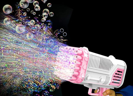 Pistolet à bulles automatique - Rocket 36 trous - Machine à bulles de savon - Actoshine